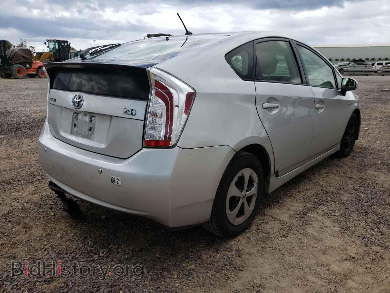 2012 TOYOTA PRIUS - VIN: JTDKN3DU1C5534253 - Фото 4