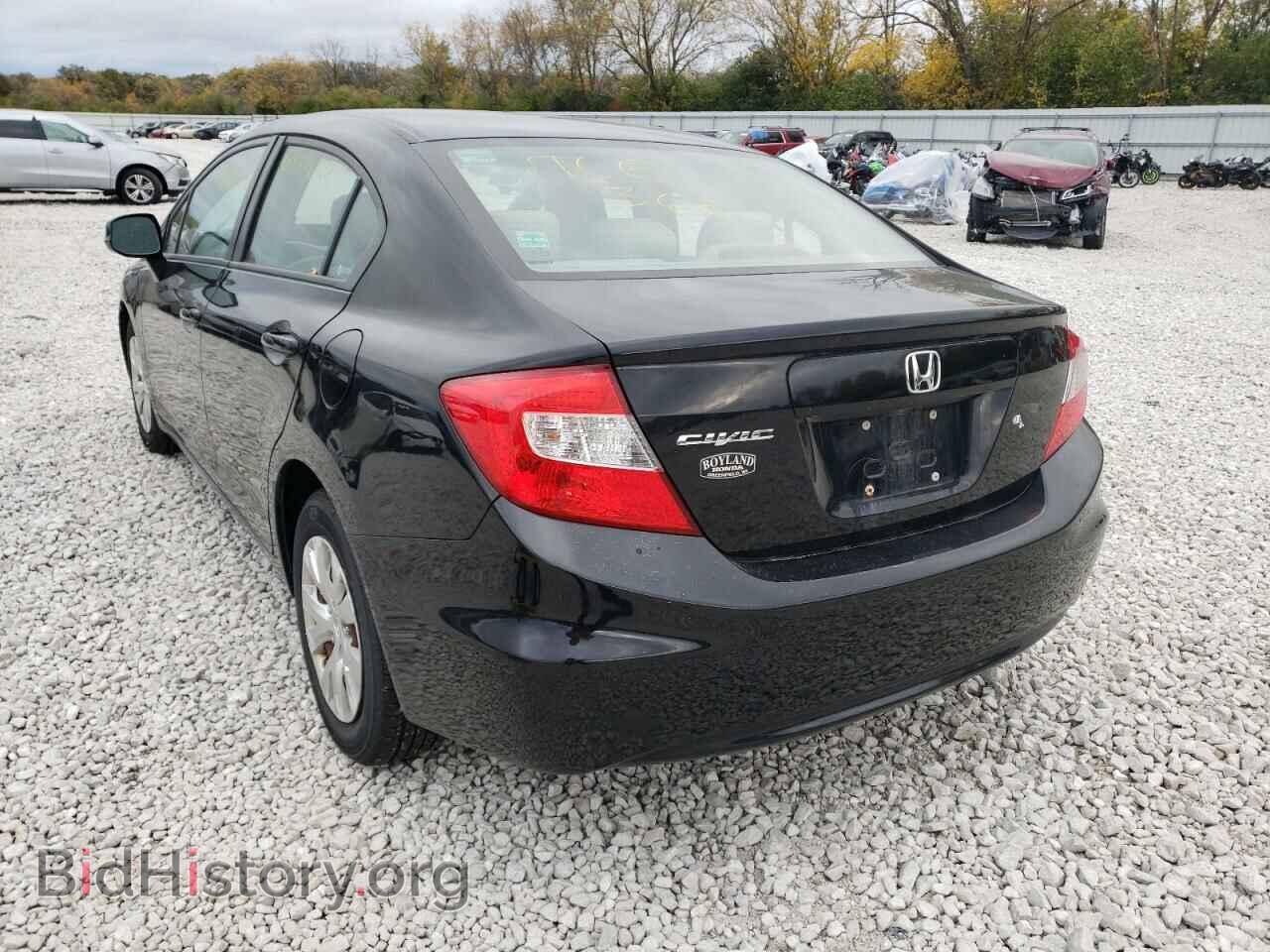 2012 HONDA CIVIC - VIN: 19XFB2F51CE051800 - Фото 3
