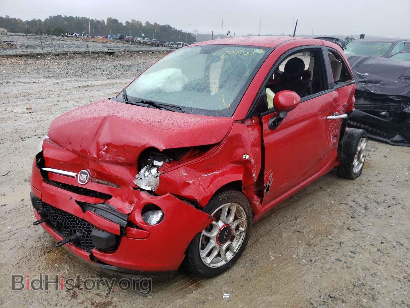 2014 FIAT 500 - VIN: 3C3CFFAR6ET232340 - Фото 2
