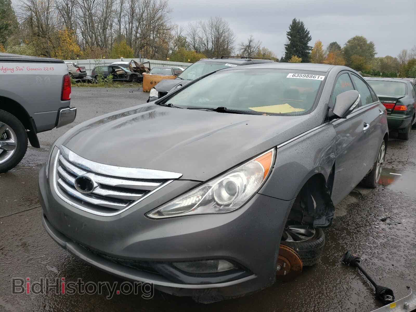 2014 HYUNDAI SONATA - VIN: 5NPEC4ACXEH834476 - Фото 2