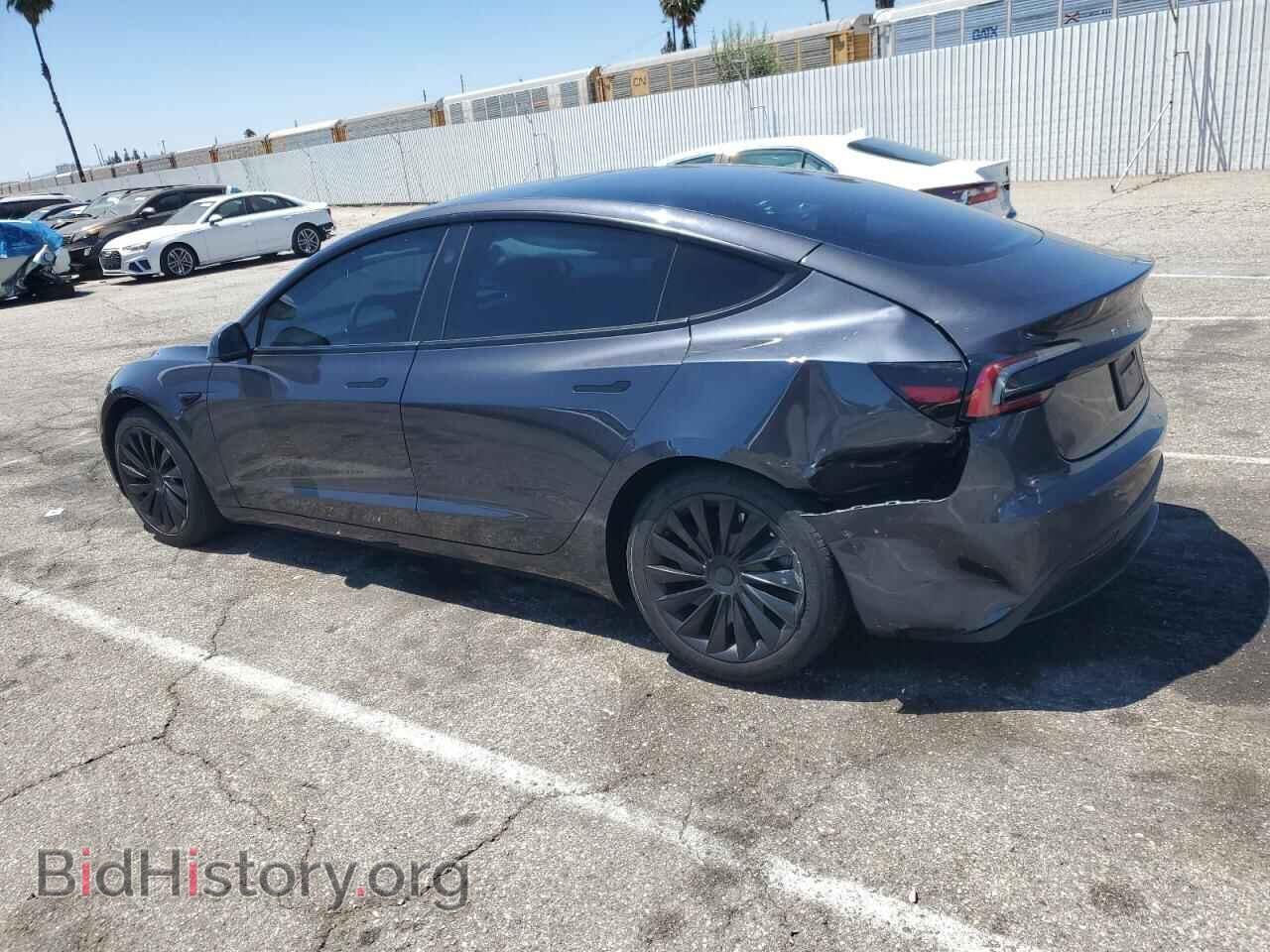 2024 TESLA MODEL 3 - VIN: 5YJ3E1EA9RF726458 - Фото 2
