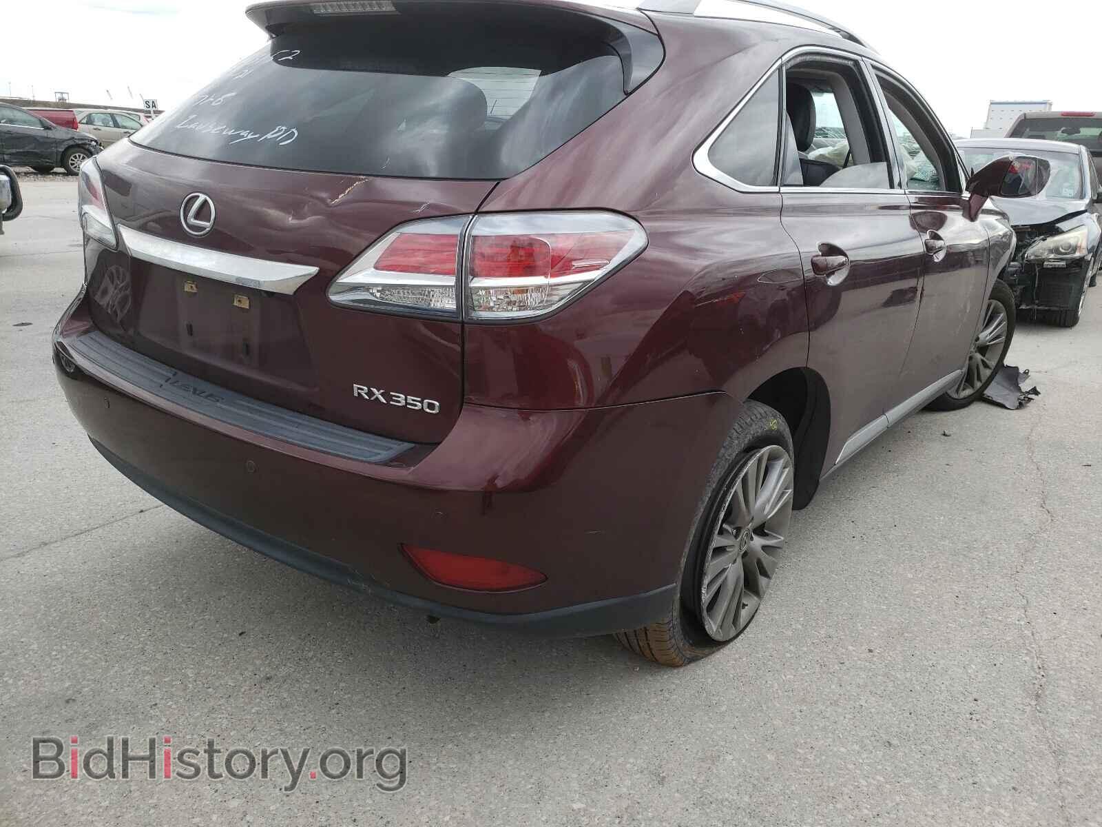 2013 LEXUS RX350 - VIN: 2T2ZK1BA6DC109728 - Фото 4
