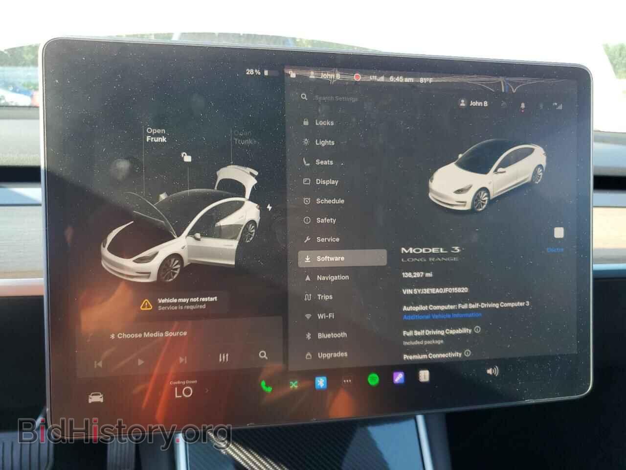 2018 TESLA MODEL 3 - VIN: 5YJ3E1EA0JF015820 - Photo 9