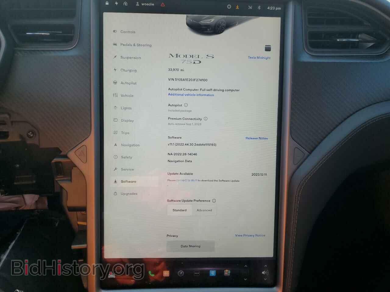 2018 TESLA MODEL S - VIN: 5YJSA1E20JF274100 - Фото 9