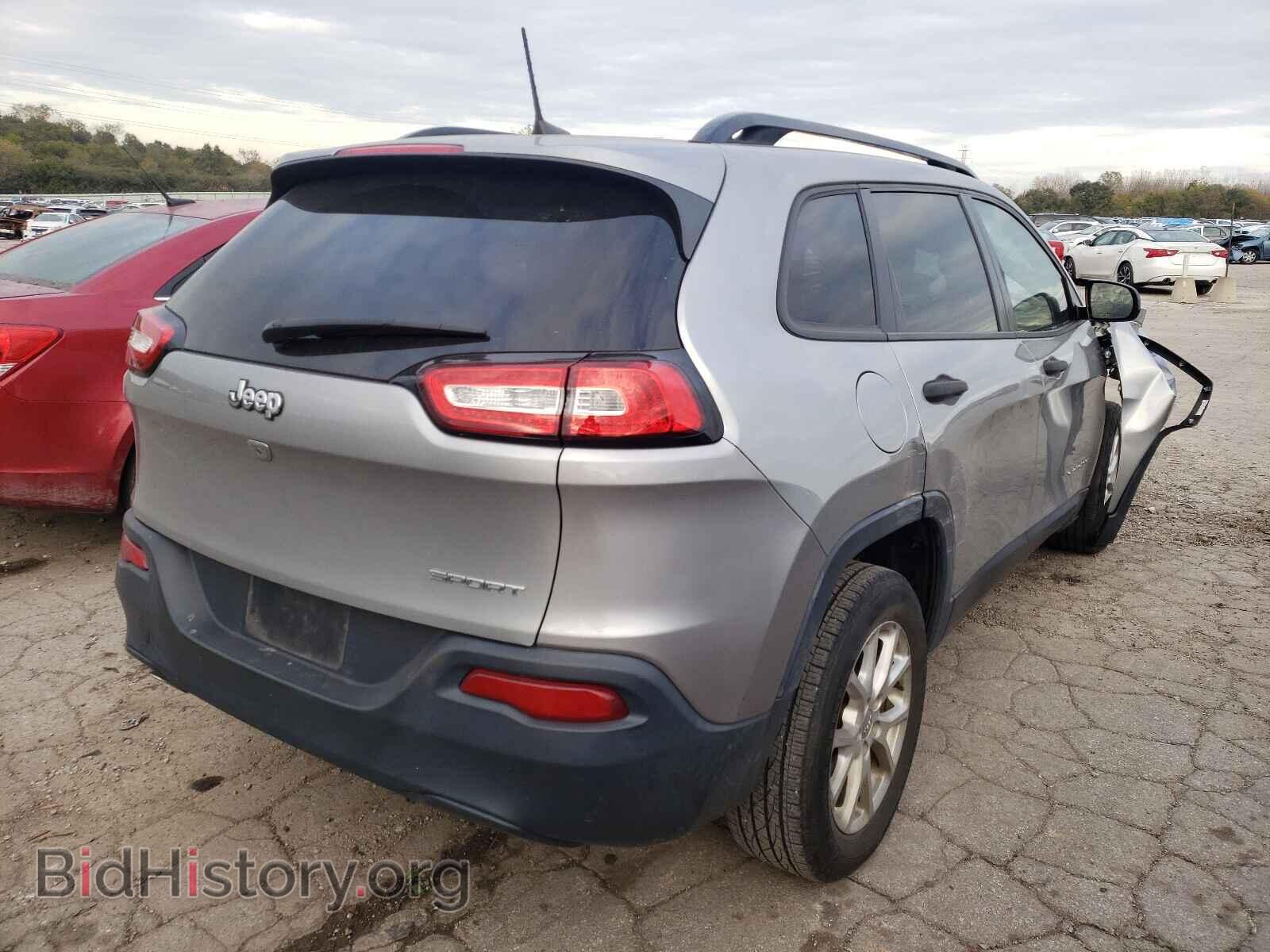2016 JEEP CHEROKEE - VIN: 1C4PJLAB2GW238355 - Фото 4