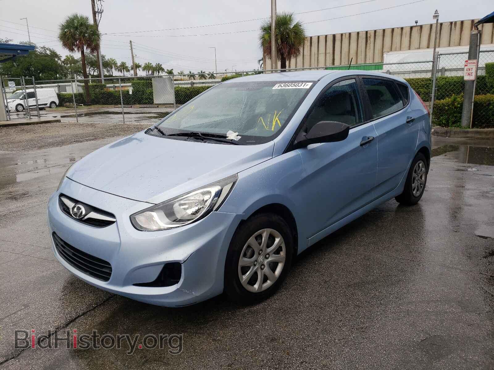2012 HYUNDAI ACCENT - VIN: KMHCT5AE0CU023413 - Фото 2