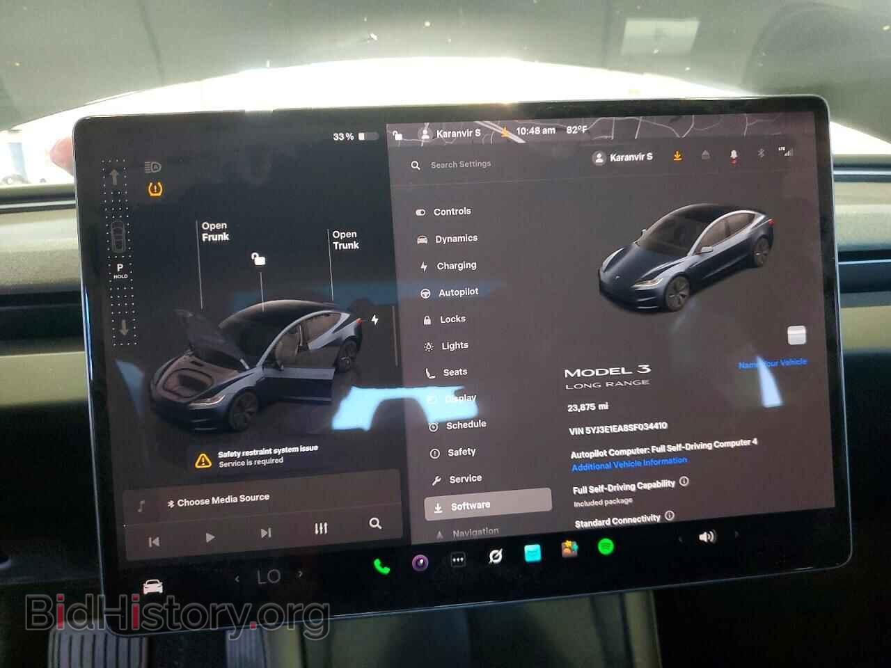 2025 TESLA MODEL 3 - VIN: 5YJ3E1EA8SF034410 - Photo 9