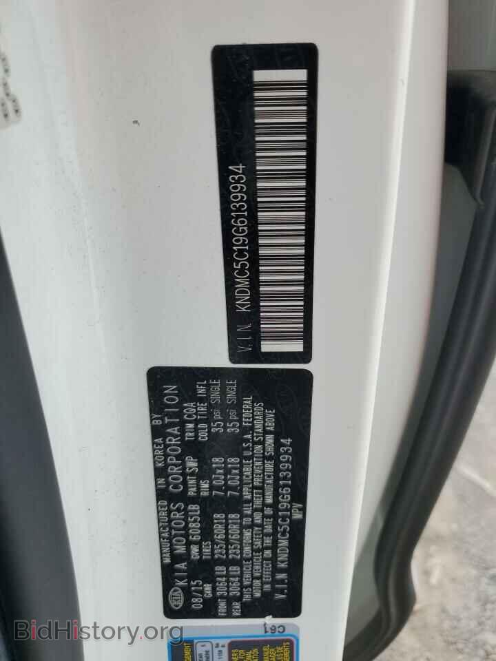 2016 KIA All Models - VIN: KNDMC5C19G6139934 - Photo 13