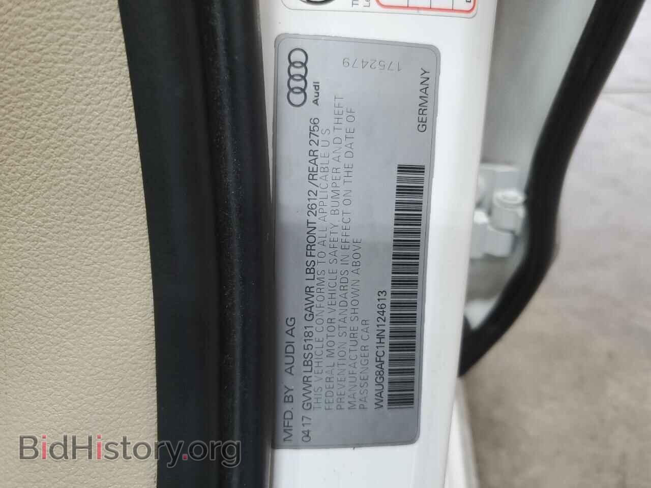 2017 AUDI A6 - VIN: WAUG8AFC1HN124613 - Фото 12