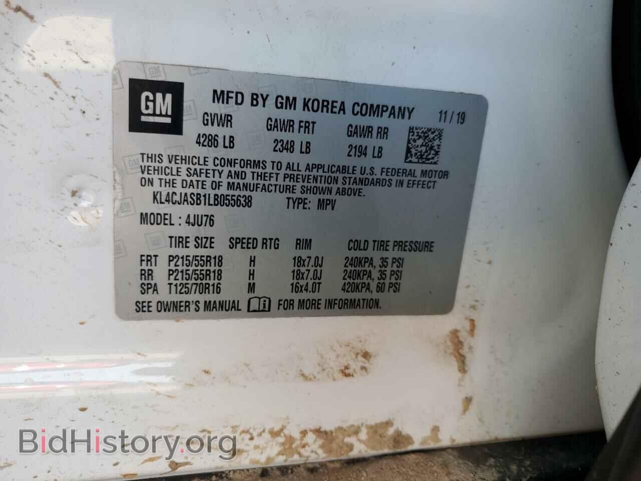 2020 BUICK ENCORE - VIN: KL4CJASB1LB055638 - Photo 13