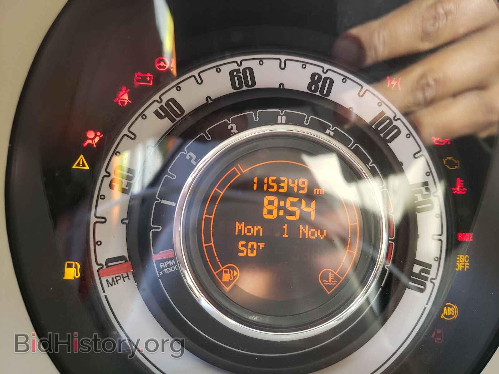 2012 FIAT 500 - VIN: 3C3CFFAR1CT384538 - Фото 8
