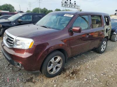 2013 Honda PILOT EXL, бордовый — VIN 5FNYF4H59DB040979, Copart