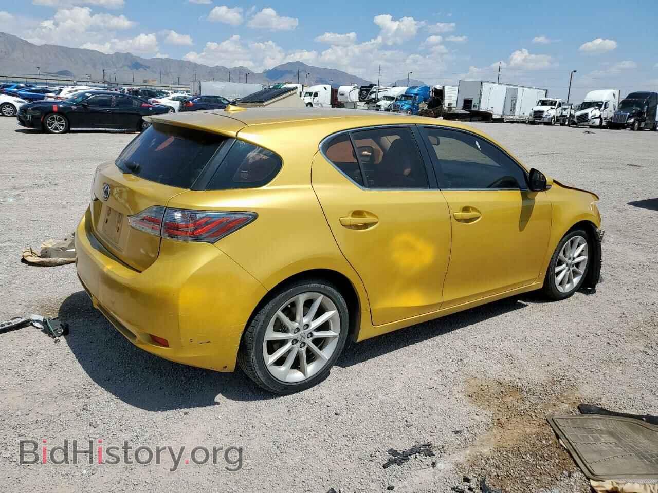 2011 LEXUS CT 200 - VIN: JTHKD5BH6B2006646 - Фото 3