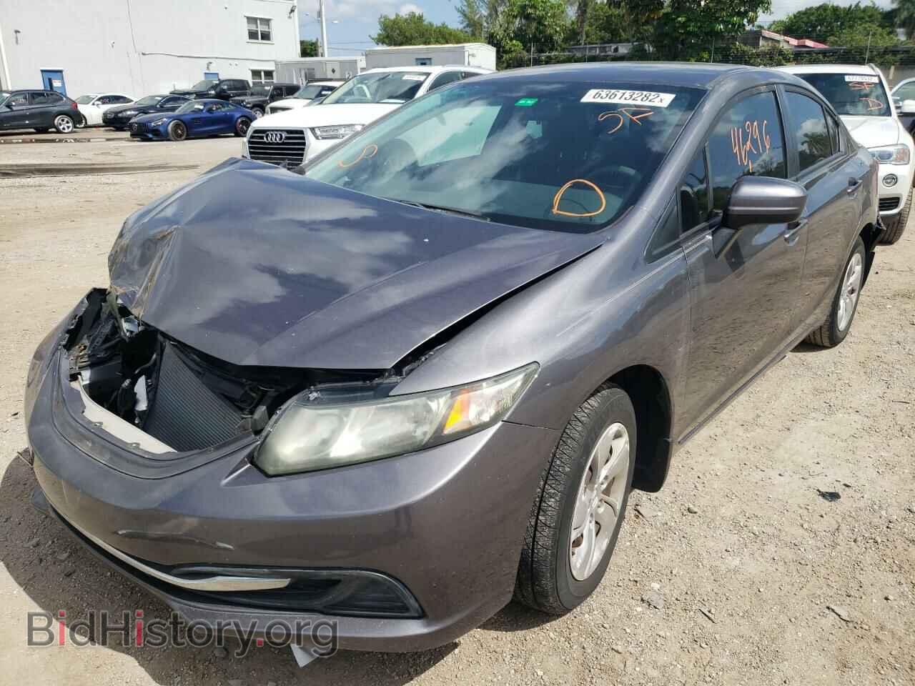 2015 HONDA CIVIC - VIN: 19XFB2F55FE060522 - Фото 2