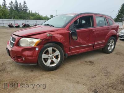 2010 Dodge CALIBER SXT, red — VIN 1B3CB4HA6AD547068, Copart