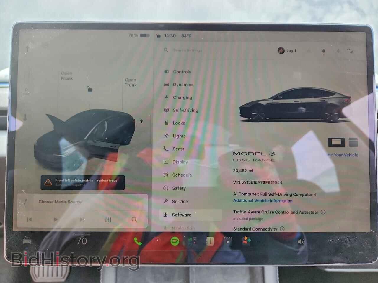 2025 TESLA MODEL 3 - VIN: 5YJ3E1EA7SF921044 - Фото 9