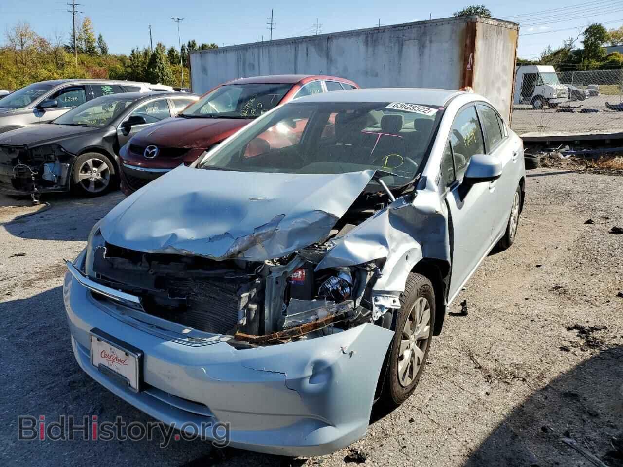 2012 HONDA CIVIC - VIN: 19XFB2F5XCE000943 - Фото 2