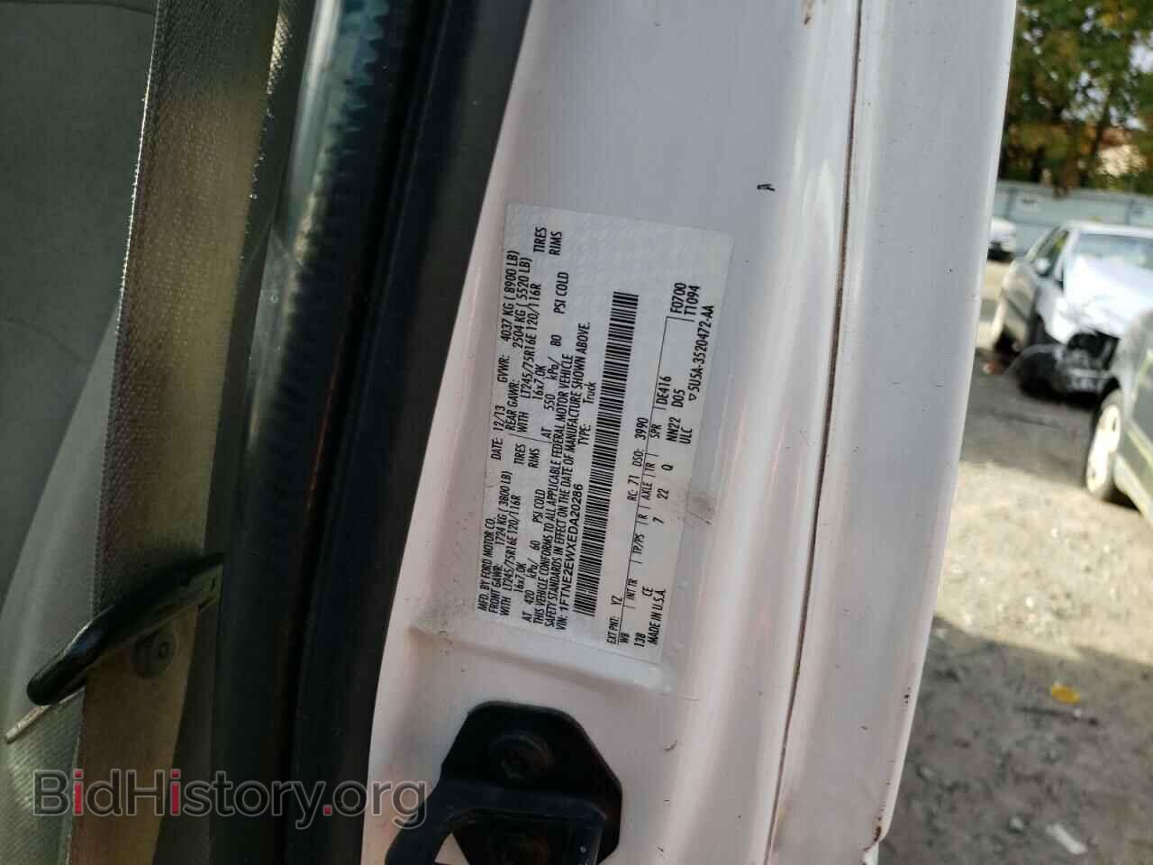 2014 FORD ECONOLINE - VIN: 1FTNE2EWXEDA20286 - Фото 10