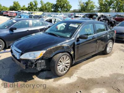 2012 Chrysler 200 LX, black — VIN 1C3CCBABXCN152556, Copart