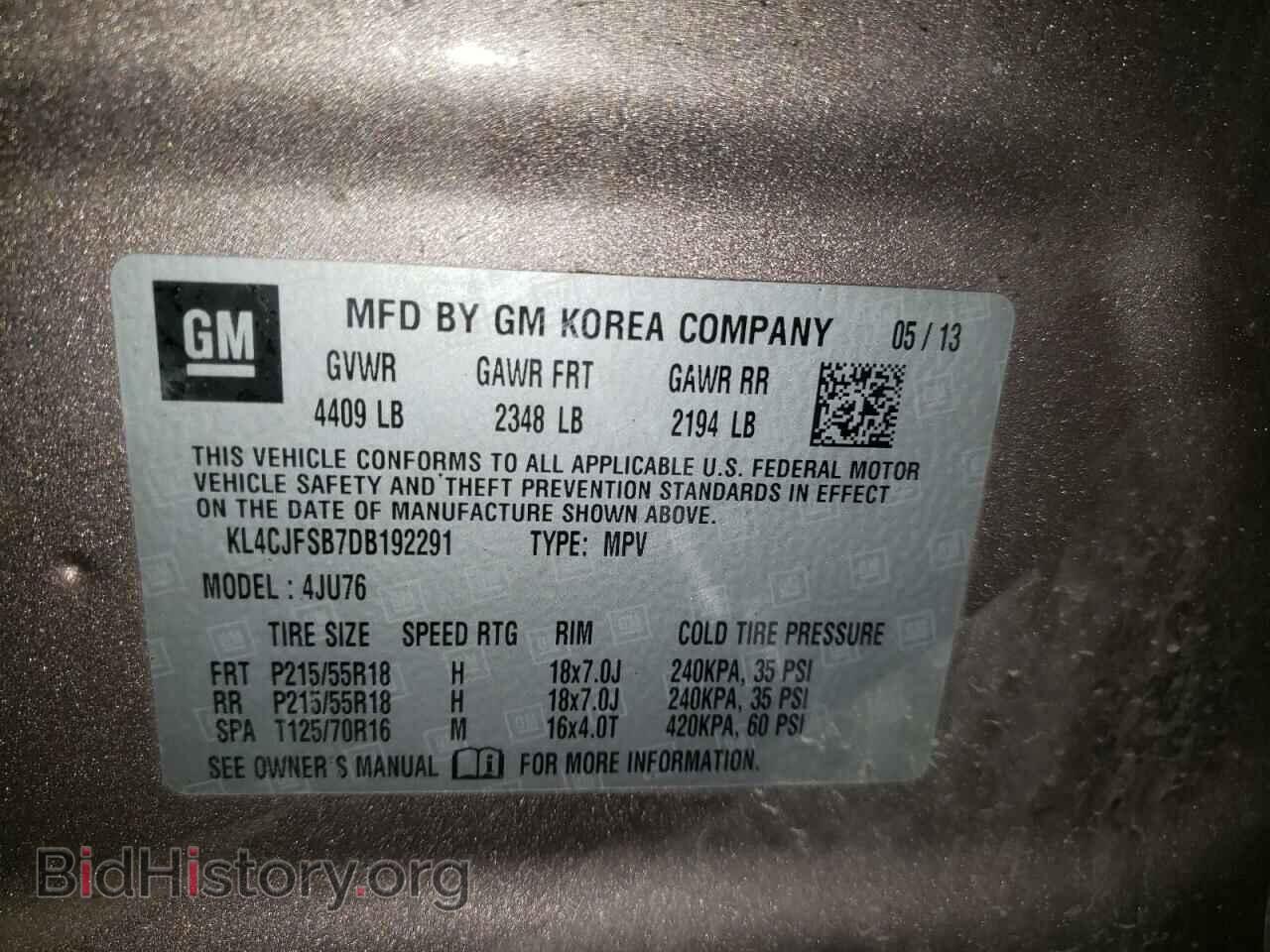 2013 BUICK ENCORE - VIN: KL4CJFSB7DB192291 - Photo 10