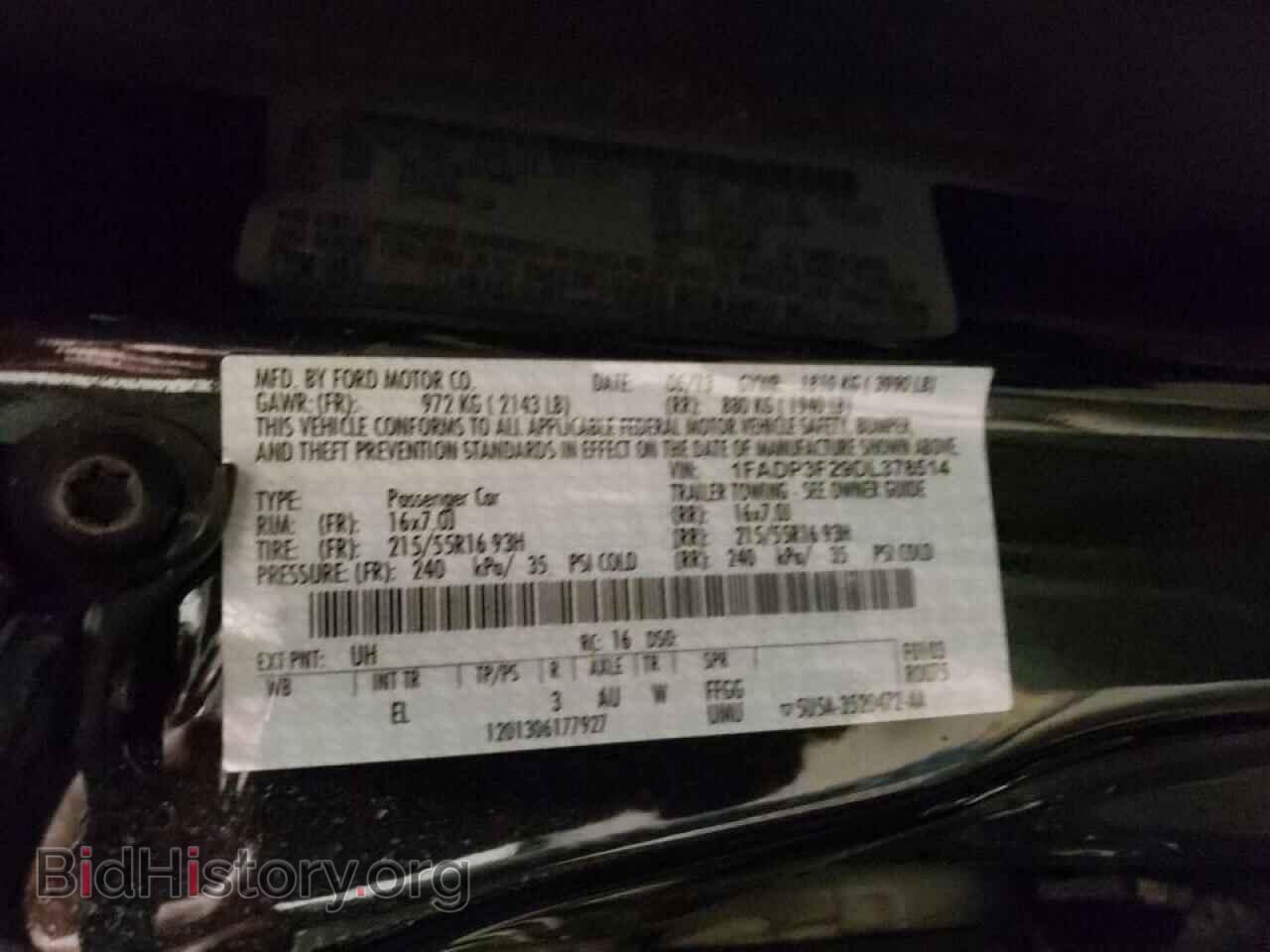 2013 FORD FOCUS - VIN: 1FADP3F29DL378514 - Фото 10