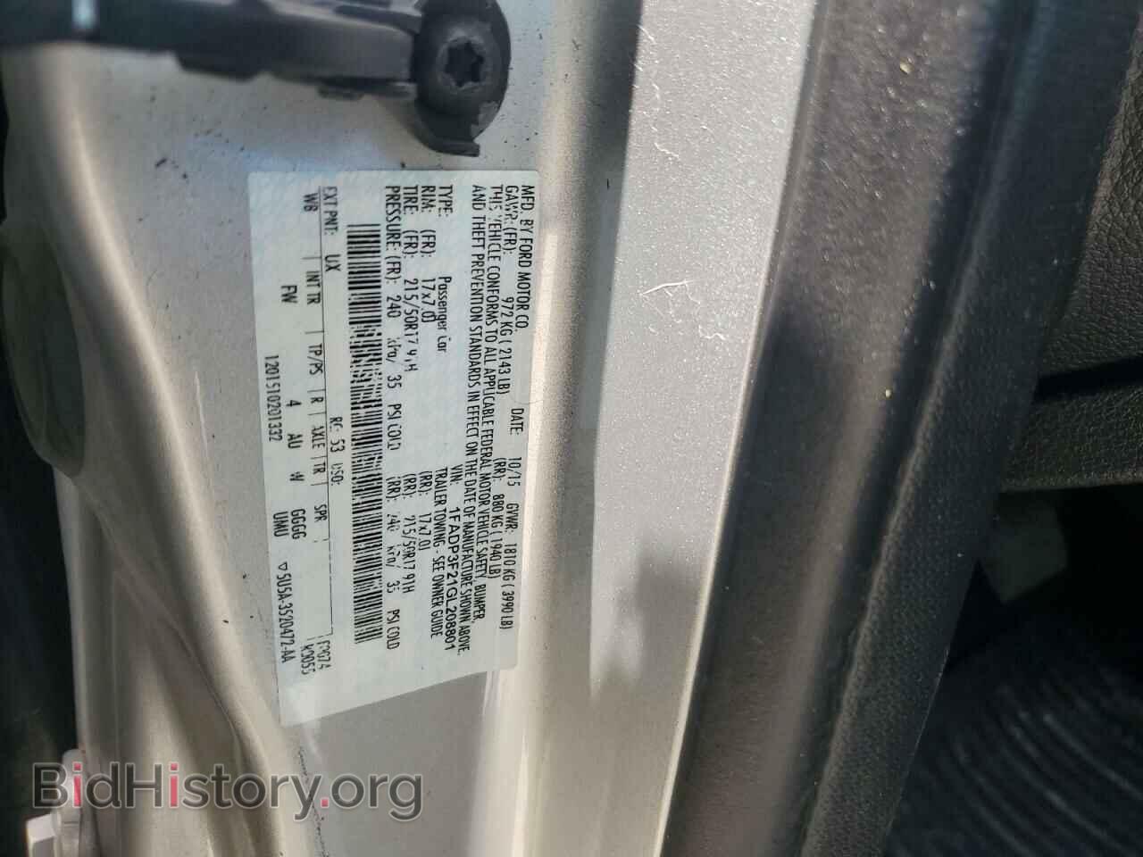 2016 FORD FOCUS - VIN: 1FADP3F21GL208801 - Фото 12