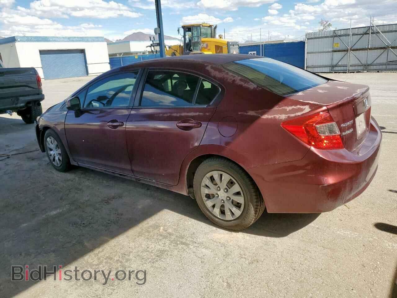 2012 HONDA CIVIC - VIN: 2HGFB2F5XCH606832 - Фото 2