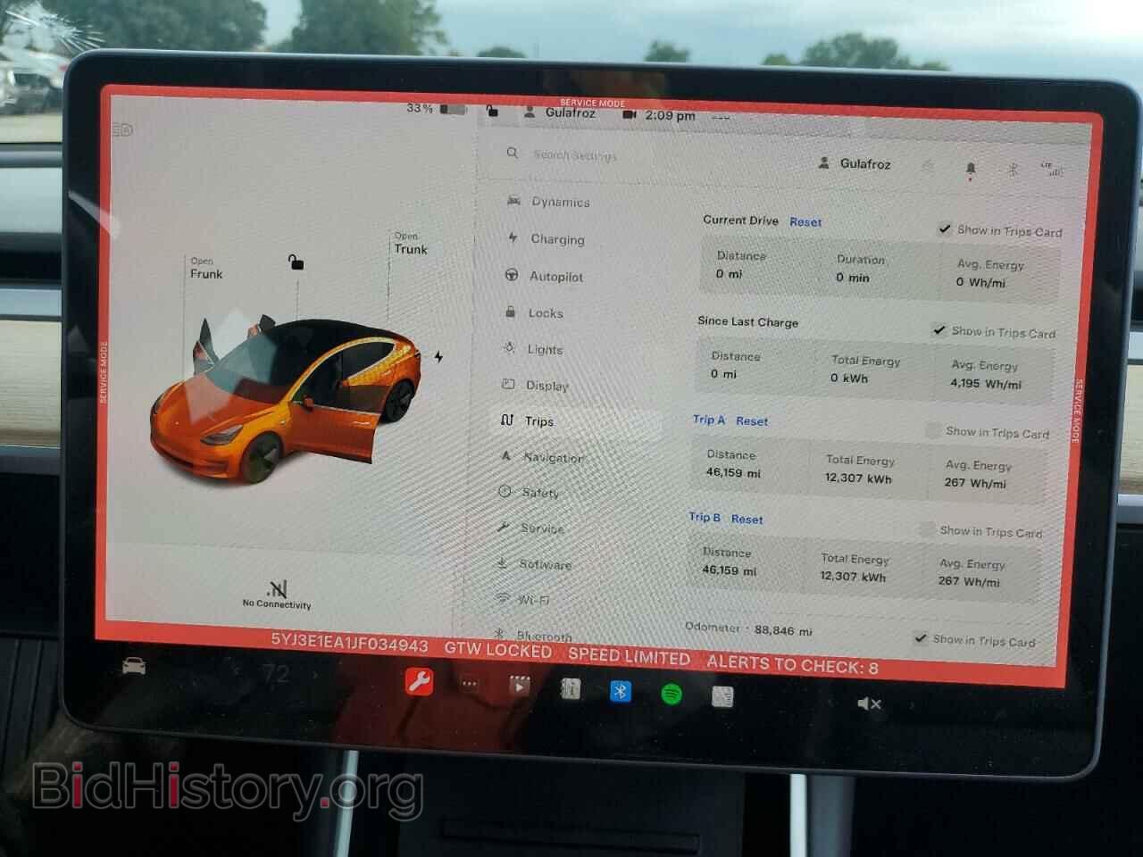 2018 TESLA MODEL 3 - VIN: 5YJ3E1EA1JF034943 - Photo 9