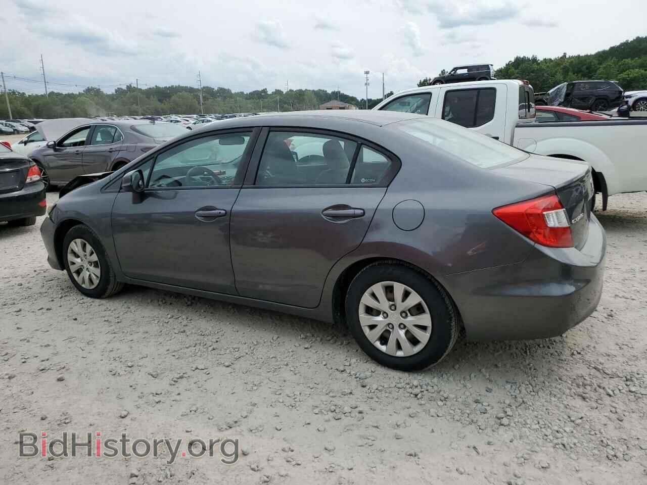 2012 HONDA CIVIC - VIN: 2HGFB2F57CH608991 - Фото 2