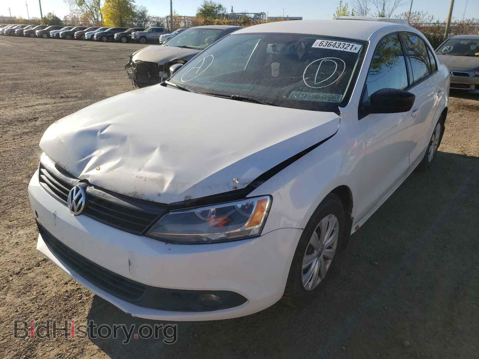 2012 VOLKSWAGEN JETTA - VIN: 3VW2K7AJ8CM417643 - Фото 2