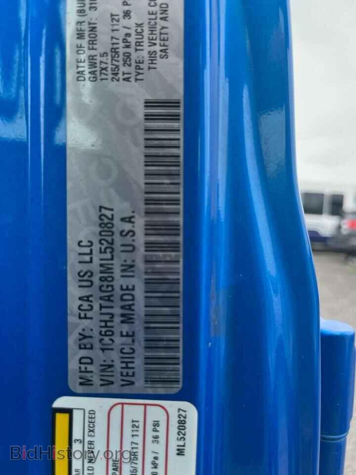 2021 JEEP GLADIATOR - VIN: 1C6HJTAG8ML520827 - Фото 10