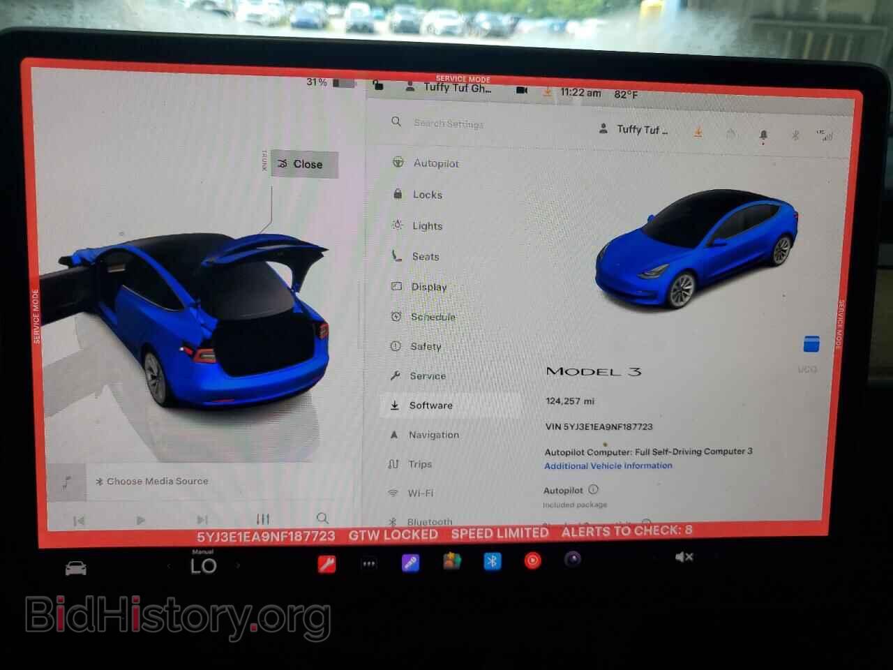 2022 TESLA MODEL 3 - VIN: 5YJ3E1EA9NF187723 - Photo 9