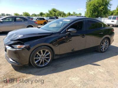 2019 Mazda 3 Preferred Plus, черный — VIN 3MZBPAC76KM111104, Copart