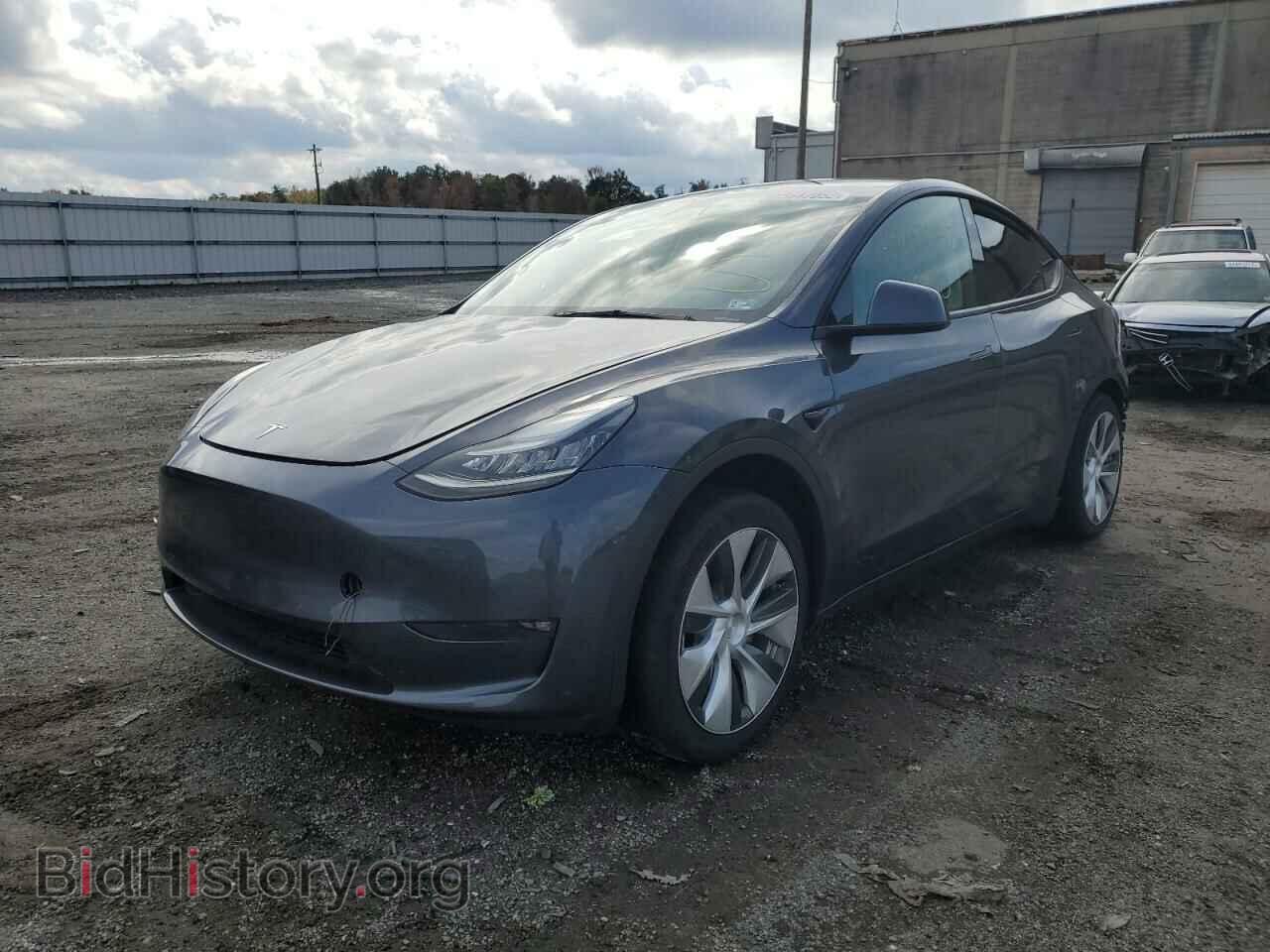 2021 TESLA MODEL Y - VIN: 5YJYGDED6MF107840 - Фото 2