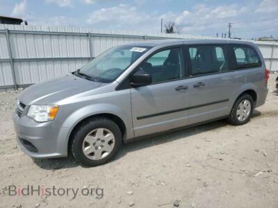 2013 Dodge CARAVAN SE, silver — VIN 2C4RDGBG5DR612866, Copart