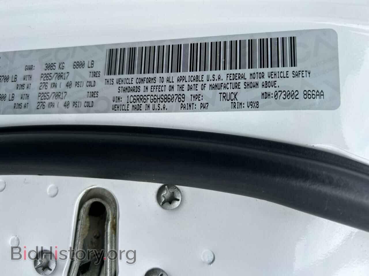 2017 RAM 1500 - VIN: 1C6RR6FG6HS860769 - Фото 10