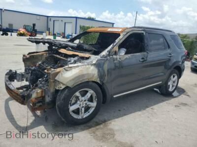 2018 Ford EXPLORER XLT, серебристый — VIN 1FM5K7DH5JGB54751, Copart