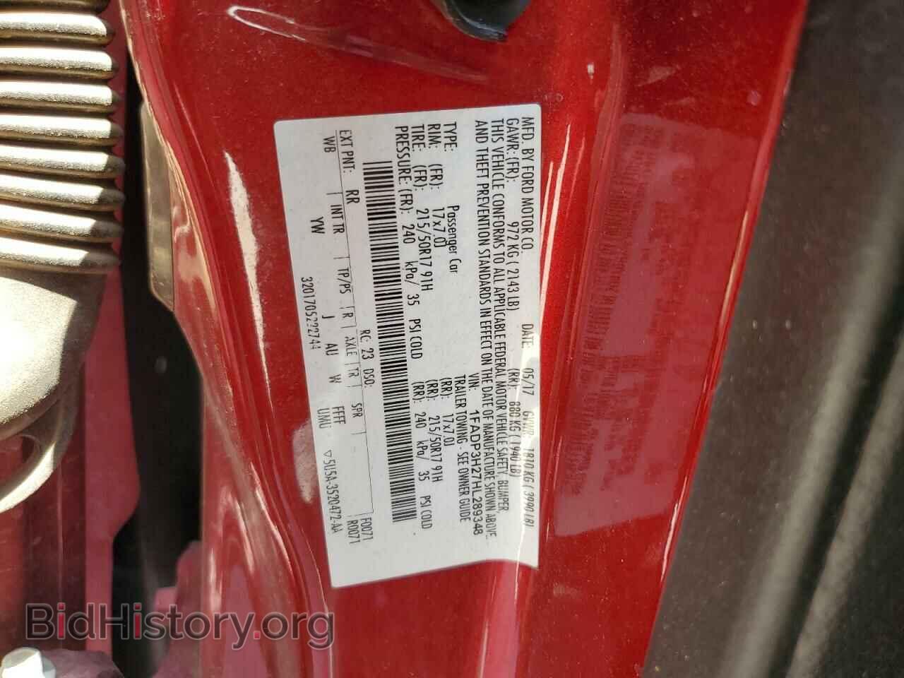 2017 FORD FOCUS - VIN: 1FADP3H27HL289348 - Фото 12