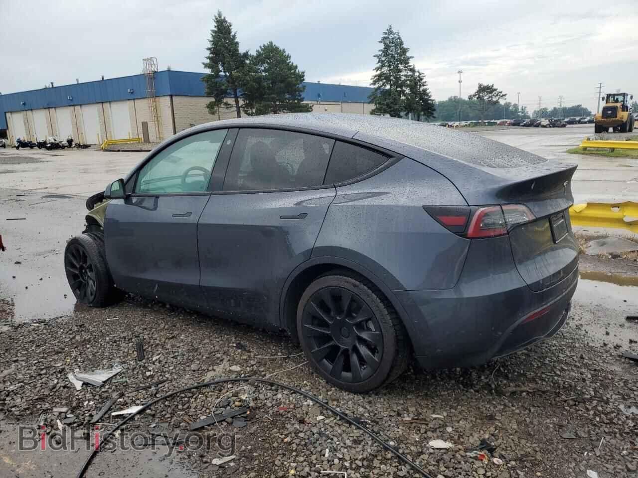 2022 TESLA MODEL Y - VIN: 7SAYGDEEXNA018007 - Фото 2