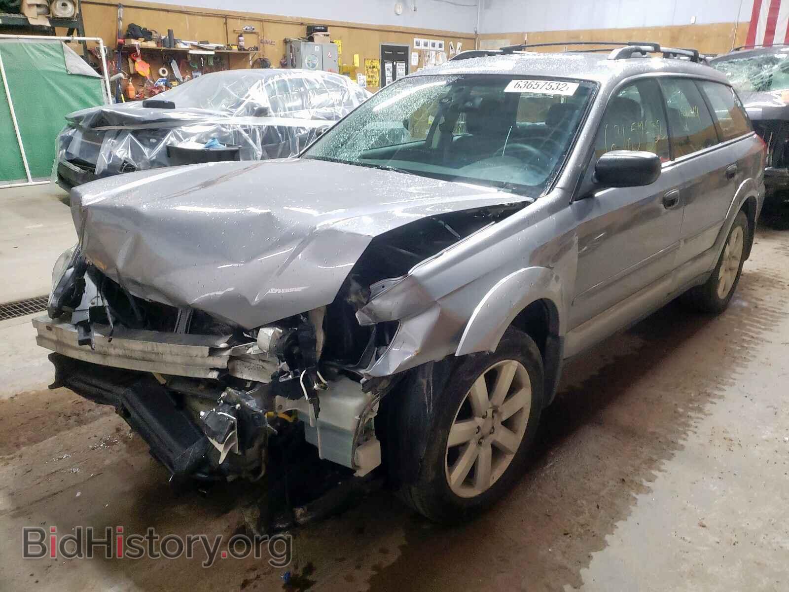2008 SUBARU OUTBACK - VIN: 4S4BP61C487360404 - Фото 2