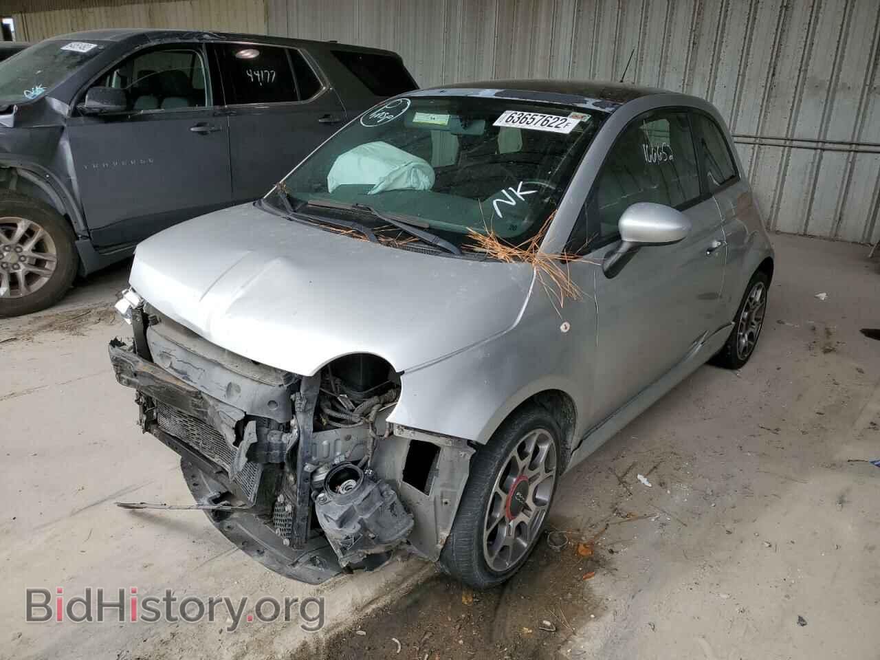 2012 FIAT 500 - VIN: 3C3CFFBR1CT125689 - Фото 2