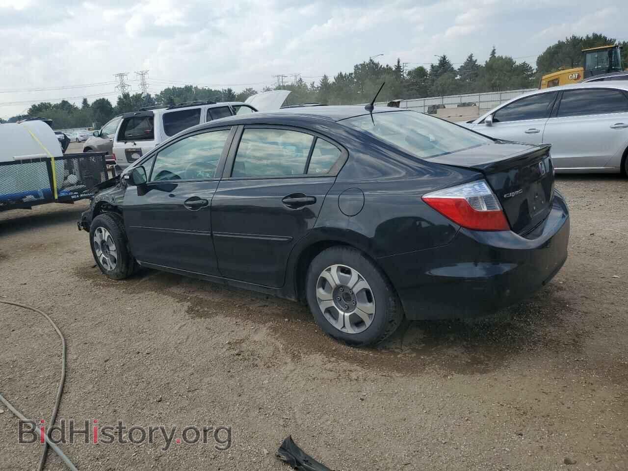 2012 HONDA CIVIC - VIN: JHMFB4F29CS009078 - Фото 2
