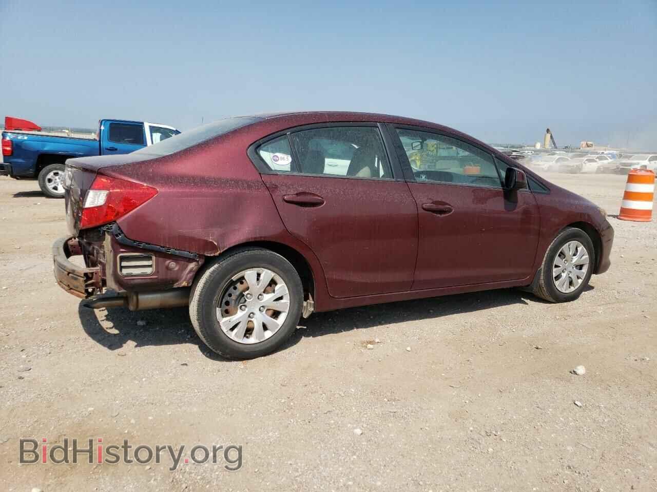 2012 HONDA CIVIC - VIN: 2HGFB2F5XCH571466 - Фото 3