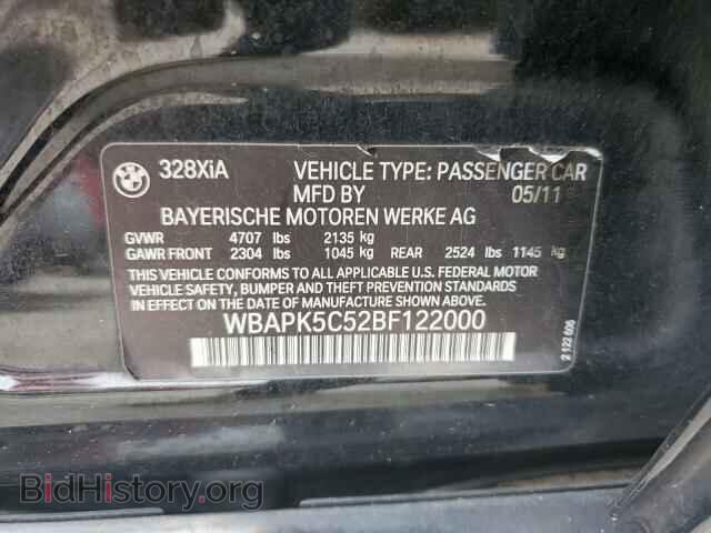 2011 BMW 3 SERIES - VIN: WBAPK5C52BF122000 - Фото 12