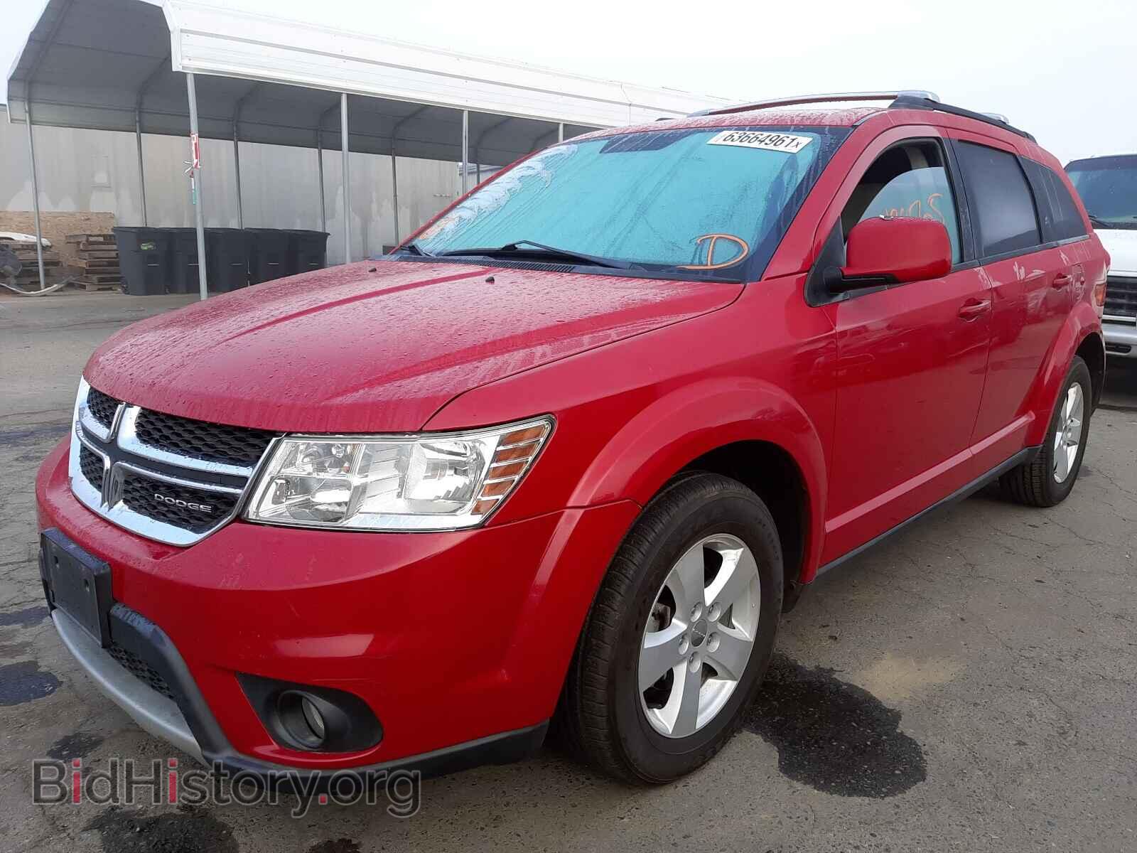2012 DODGE JOURNEY - VIN: 3C4PDCBG7CT231354 - Фото 2