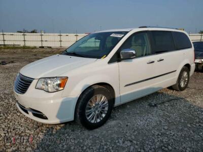2015 Chrysler MINIVAN Limited Platinum, белый — VIN 2C4RC1GG5FR618419, Copart