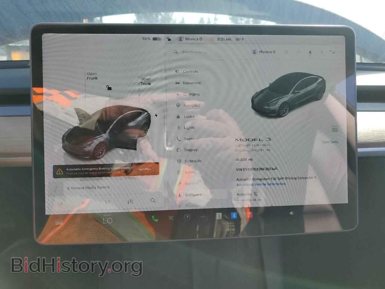 2022 TESLA MODEL 3 - VIN: 5YJ3E1EB2NF205441 - Фото 9