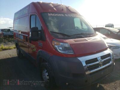 2016 RAM PROMASTER, красный — VIN 3C6TRVBG8GE122706, Copart