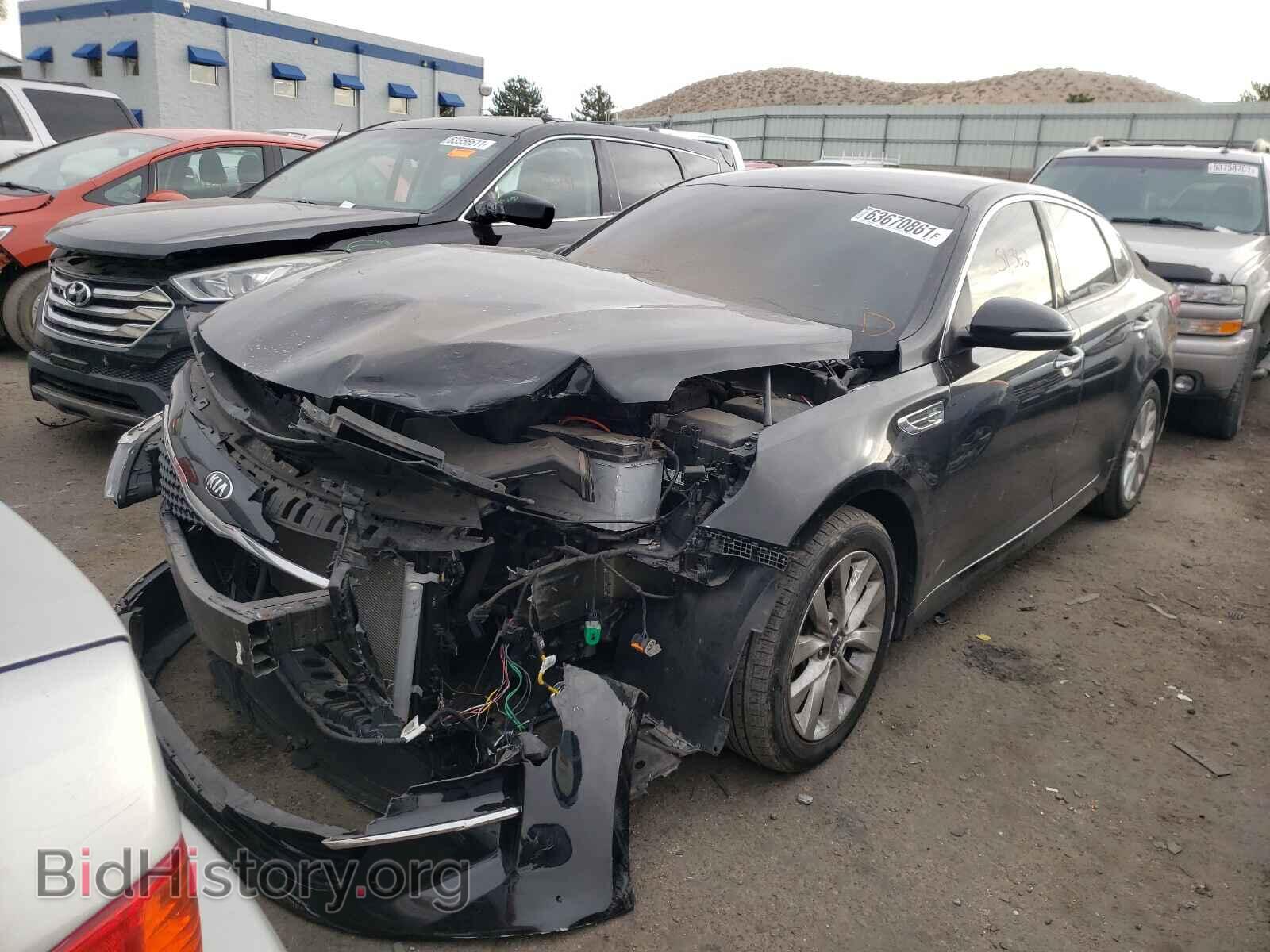2016 KIA OPTIMA - VIN: 5XXGU4L30GG047828 - Фото 2