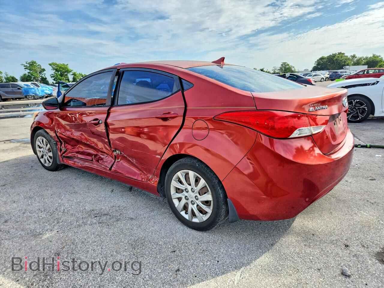 2012 HYUNDAI ELANTRA - VIN: KMHDH4AE5CU470724 - Фото 2